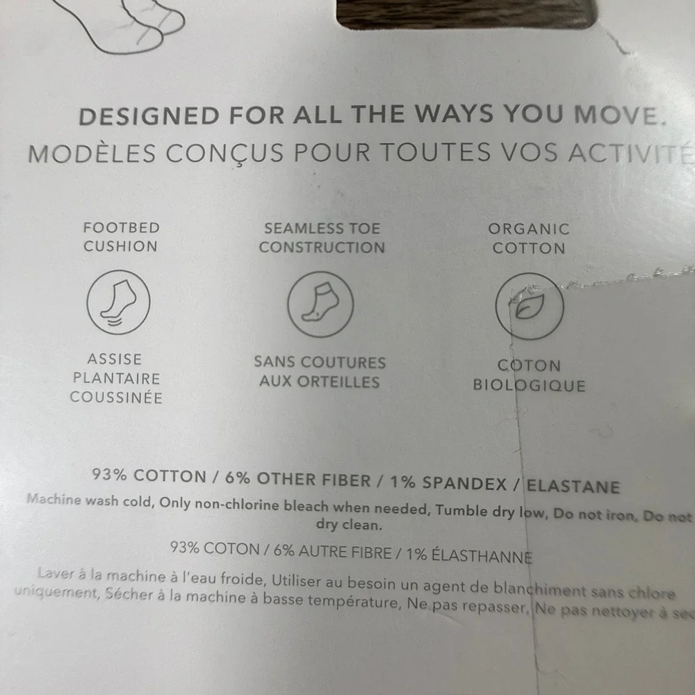 Athleta Cloud Scrunch Socks Periwinkle Organic Cotton Blend S/M NEW